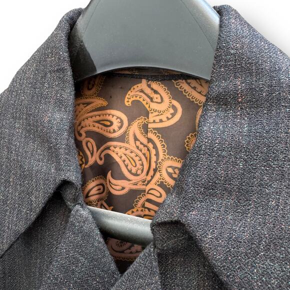 1960s Maxwell’s Double Breasted Mod Gray Wool Jacket 38S Hong Kong Hand Tailored - Picture 6 of 16